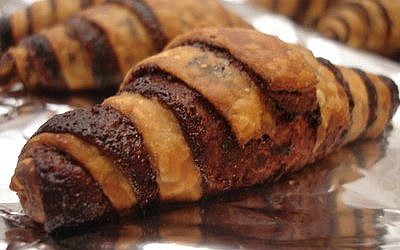 The best thing about rugelach, according to one pastry chef, is that they are easy to prepare and can be filled with “whatever you like.” (Photo by Yair Rand)