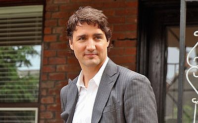 Justin Trudeau, Canada’s prime minister-designate, is expected to bring a less strident tone than his predecessor in his support for Israel. (Provided by Flickr Commons)
