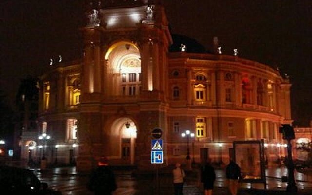 Odessa’s Opera House is a famous and much-loved landmark.
(Photo by Michael Geller/JDC)