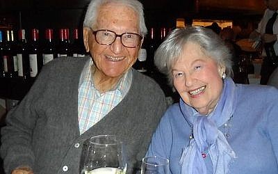 Ellis Gusky, 101, and Susan Lindenbaum, soon to be 100, have been dating for 11 years.

 Photo provided by Jack Markowitz