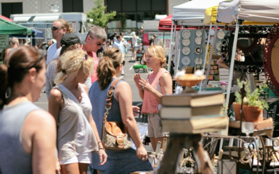 The Neighborhood Flea has become a monthly hot spot for those who love flea markets.
Photo by Carrie Nardini
