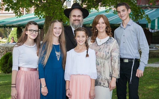 The Vermont-based Crispe family gathers on the day of daughter Ayden’s bat mitzvah.	Photos by  Heidi Bagley