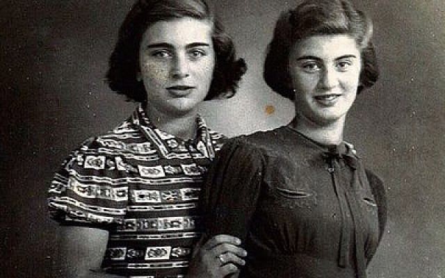 Carry Ulreich, right, and her older sister, Rachel, in a photograph taken during their time in hiding in Rotterdam during the Nazi occupation. 

Photo courtesy of Boekencentrum/Mozaïek