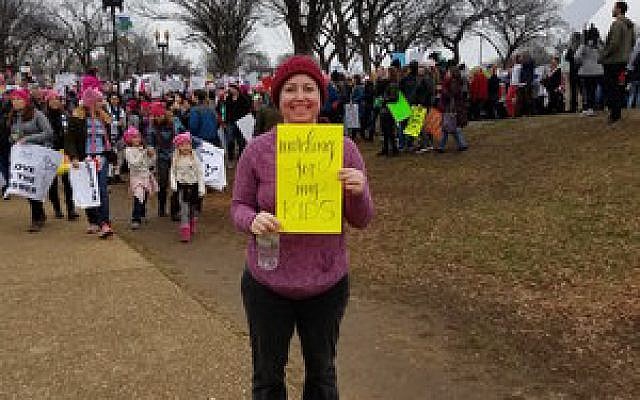 Elizabeth Goldberg traveled from Pittsburgh to Washington for the march. 

Photo courtesy of Elizabeth Goldberg