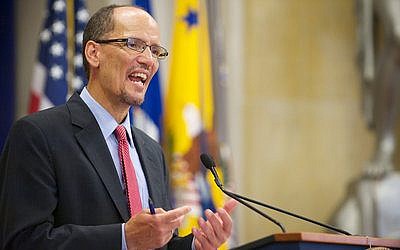 Former Secretary of Labor Tom Perez	Photo by Lonnie Tague for the Department of Justice