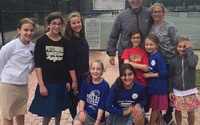 Dayna Greenfield (top row, right) has improved the athletic experience for Jewish girls in Pittsburgh. 

Photo courtesy of Hillel Academy of Pittsburgh