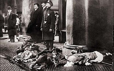 International Ladies’ Garment Workers’ Union
Some of the 146 victims of the Triangle Shirtwaist Company fire lay on the streets of New York’s Lower East Side, March 25, 1911. Rabbi Eli L. Garfinkel's father believed unions worked best when members all worked together.