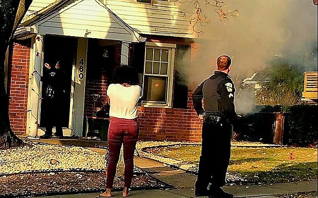 On Dec. 9, the home that Rose Meeks and her family were renting on South Meadowcroft Avenue caught fire. (Photo courtesy of Rose Meeks)