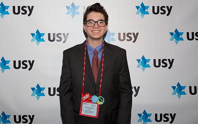 Sawyer Goldsmith is the religion/education vice president for the international board of USY. (Photo courtesy of USY)