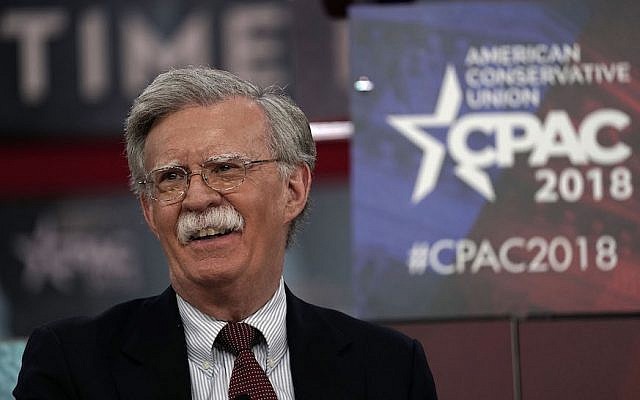 John Bolton speaking at the Conservative Political Action Conference in National Harbor, Md., Feb. 22, 2018. (Photo by Alex Wong/Getty Images)