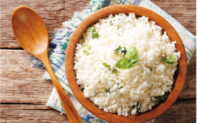 Cauliflower rice. (File photo)
