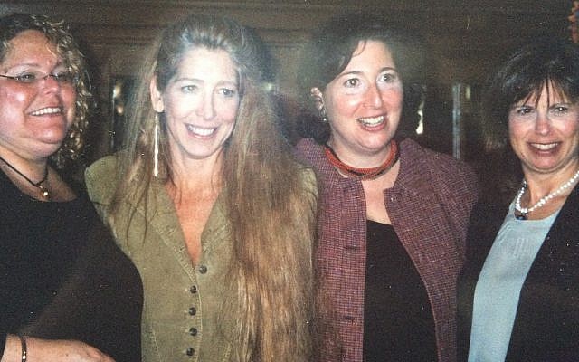 Lucie Brock-Broido, second from the left, with her sisters in 2004. (Photo courtesy of Kim Teitelbaum)