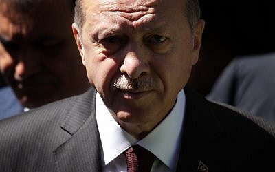 Turkish President Recep Tayyip Erdogan in London, May 14, 2018. (Photo by Dan Kitwood/Getty Images)
