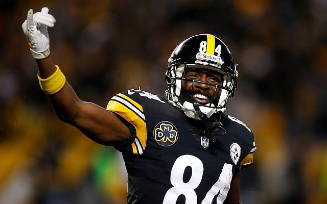 Antonio Brown shown during a game against the Green Bay Packers at Heinz Field in Pittsburgh, Nov. 26, 2017. (Photo by Justin K. Aller/Getty Images)