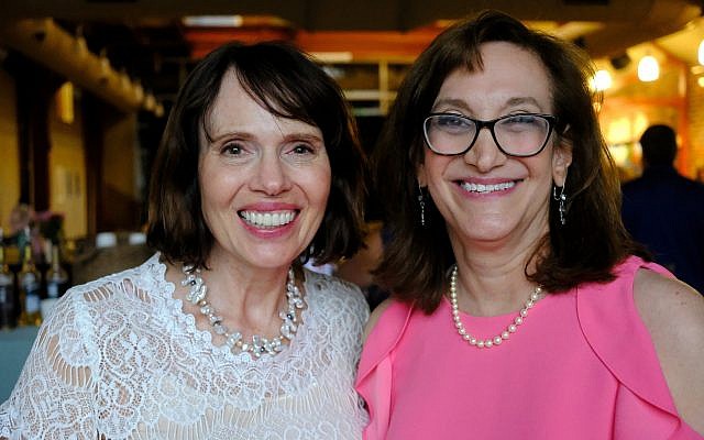 Co-authors Maureen Kelly Busis and Lisa Lurie at the booklet’s launch event. (Photo courtesy of Lisa Lurie)