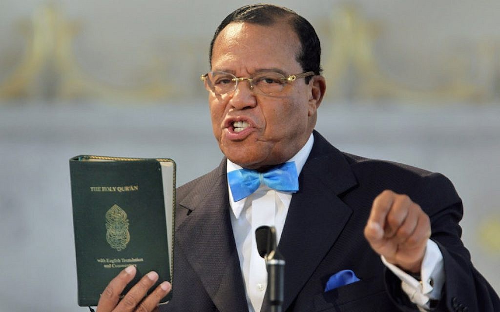 Louis Farrakhan speaking at a news conference at the Mosque Maryam in Chicago, March 31, 2011. (Photo by Scott Olson/Getty Images)