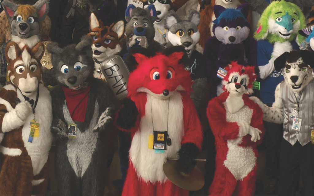 While they may be the most recognizable part of the convention, only 20 percent of Anthrocon’s attendees wear costumes. (Photo by Karl “Xydexx” Jorgensen)