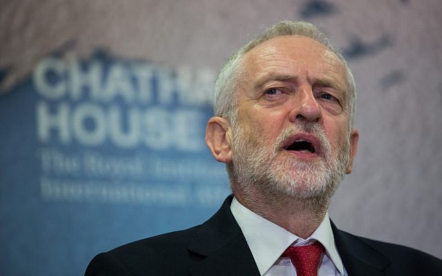 Jeremy Corbyn, leader of Great Britain's opposition Labour Party. (Photo by Chatham House, London/commons.wikimedia.org)