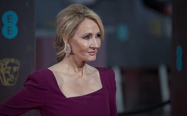 J.K. Rowling at the British Academy Film Awards (BAFTA) at Royal Albert Hall in London in February.  (Photo by John Phillips/Getty Images)