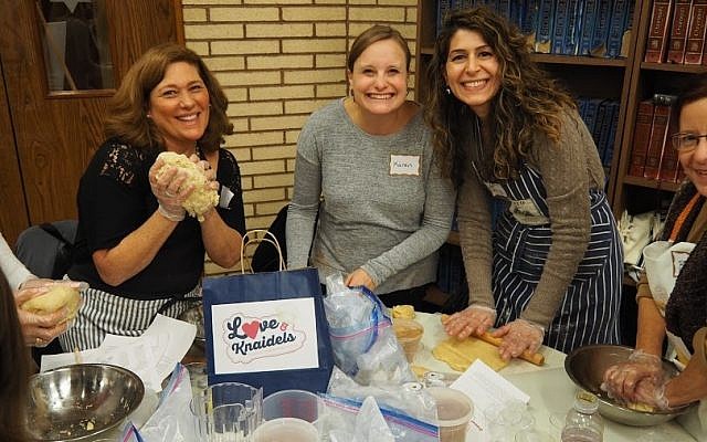 From left: Linda Holber, Karen Galor and Sally Berry. (Photo courtesy of Chabad of Squirrel Hill)