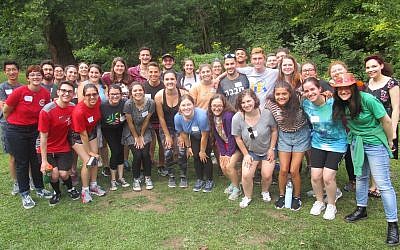 36 student leaders from 4 campuses participated in Hillel JUC's outdoor retreat. Photos courtesy of Hillel JUC