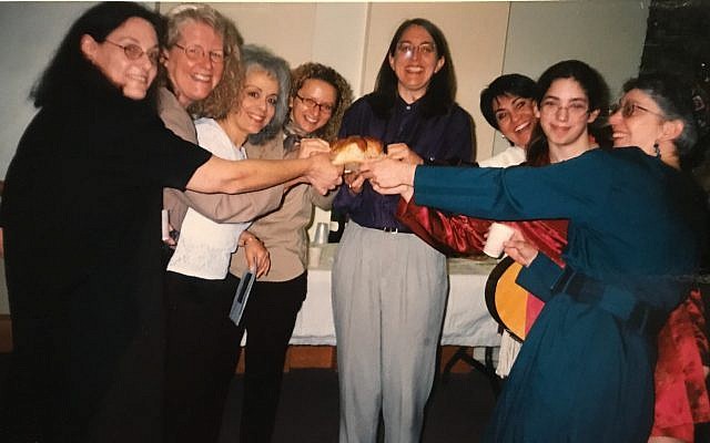 Members of the Jewish Women's Center celebrating Shabbat. (Photo provided by Julie Newman)