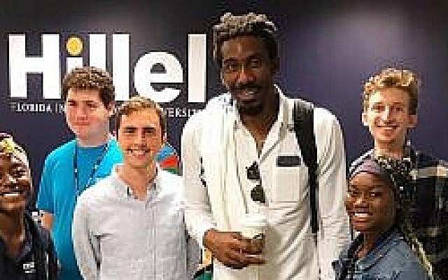 Amar’e Stoudemire is leading an initiative to connect Jewish and African-American students at Florida International University. Photo courtesy of FIU Hillel
