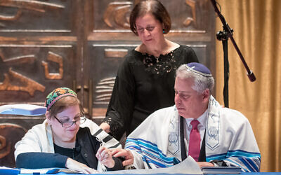 Temple Sinai commissioned a new Torah in honor of Rabbi Jamie Gibson's retirement from the Reform Temple. 
Photo provided by Temple Sinai.