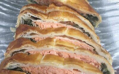 Salmon Wellington. (Photo courtesy of Deena Ross)