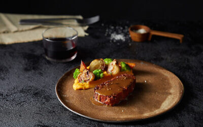 Redefine Meat plans a large-scale distribution of its Alt-Steak products in 2021. (JTA/Courtesy of Redefine Meat)