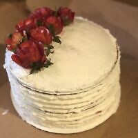 Customers have requested a variety of cakes from Mayo including strawberry shortcakes. Photo by Elena Mayo. Customers have requested a variety of cakes from Mayo including strawberry shortcakes. Photo by Elena Mayo.