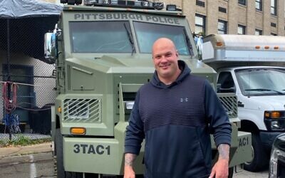 Tim Matson returned to active duty after being shot on Oct. 27. Photo by Anthony Seretti