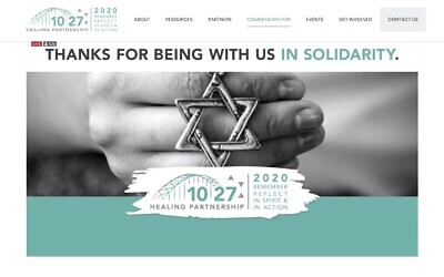 The virtual second year commemoration ceremony in honor of those murdered Oct. 27, 2018, was hosted by the 10.27 Healing Partnership. (Screenshot of the 10.27 Healing Partnership website)