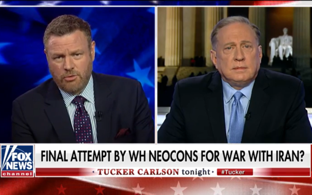 Douglas Macgregor, right, appears on Fox News on Dec. 30, 2019. (Screenshot via JTA)