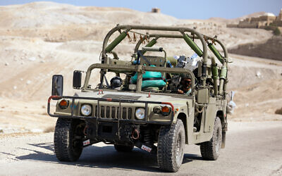 IDF vehicle (Photo by Mussi Katz / public domain)