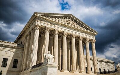The front of the US Supreme Court building in Washington, DC. Photo by Bill Chizek