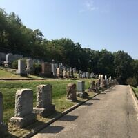 Agudath Achim Cemetery in Beaver Falls (Photo provided by Barry Rudel)