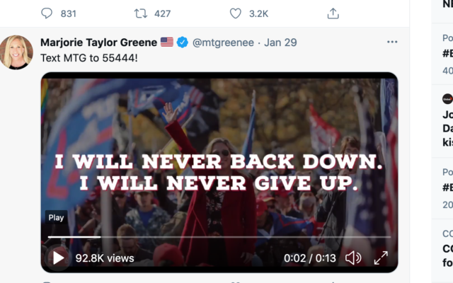 Screenshot from Twitter