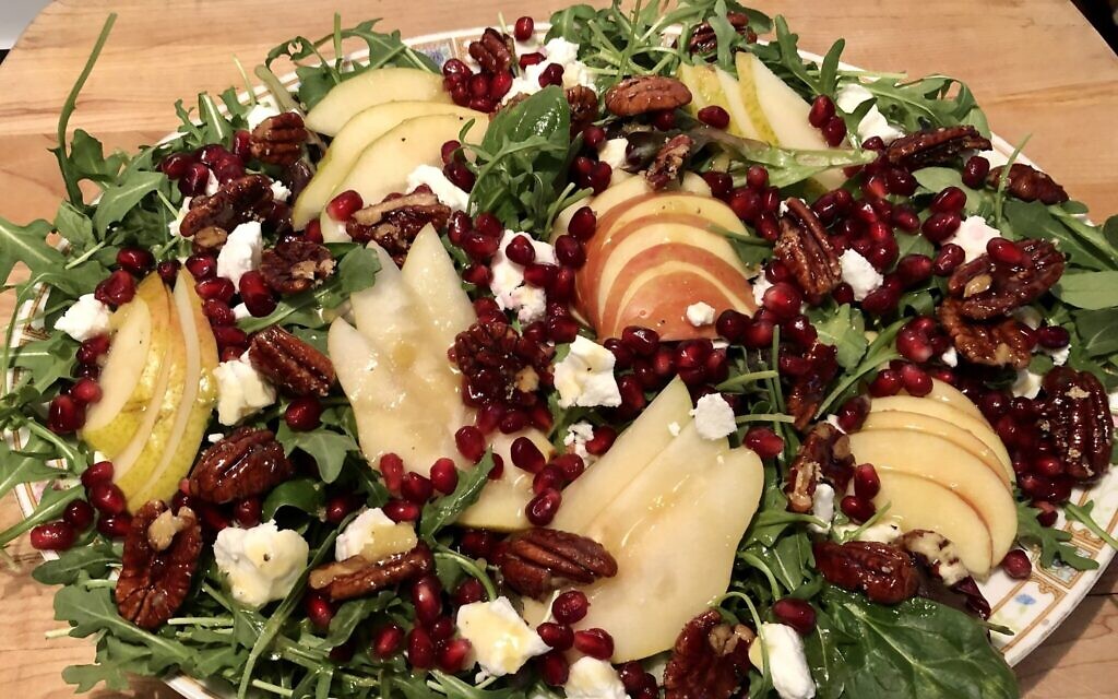 Pear and pomegranate salad (Photo by Jessica Grann)