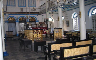 Inside the Musmeach Yeshua Synagogue in Yangon, Myanmar (Photo by Ben G. Frank)