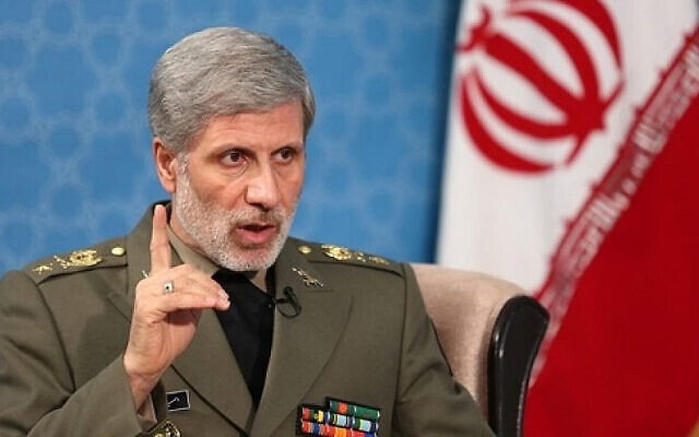 Iranian Defense Minister Gen. Amir Hatami (Credit: Wikipedia via JNS)
I Iranian Defense Minister Gen. Amir Hatami (Credit: Wikipedia via JNS)
I