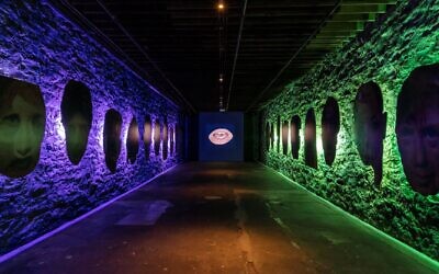 Israeli artist Meir Tati was inspired by the gallery space for his newest installation piece. Photo by Tom Little.