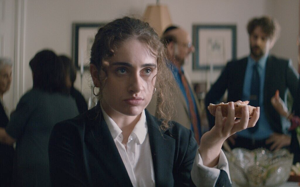 Rachel Sennott as Danielle in ‘Shiva Baby,’ by filmmaker Emma Seligman (Courtesy photo)