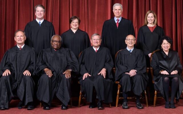 The Roberts court in 2021. (The Supreme Court) The Roberts court in 2021. (The Supreme Court)
