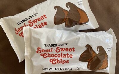 New pareve chocolate chips at Trader Joe's (Photo by Toby Tabachnick)
