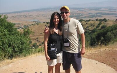 Stacey and Scott Seewald on a hike during one of the first days of the 2012 Mega Mission  (Photo courtesy of Scott Seewald)