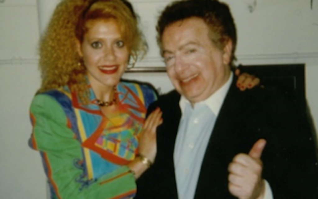 First time I met Jackie Mason, 1996. (Courtesy photo via The Times of Israel) First time I met Jackie Mason, 1996. (Courtesy photo via The Times of Israel)