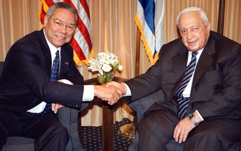 Colin Powell, who brokered the Middle East 'road map' to peace, dies at 84 | The Pittsburgh Jewish Chronicle - Vimarsana News
