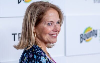 Katie Couric attends the "Turning Tables: Cooking, Serving, and Surviving In A Global Pandemic" premiere during the 2021 Tribeca Festival at Brookfield Place in New York City on June 18, 2021. (Roy Rochlin/Getty Images via JTA)