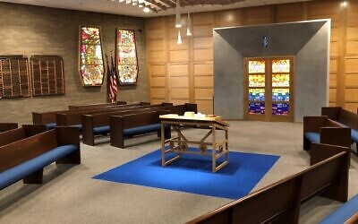 Sufrin Family Chapel at Beth El Congregation of the South Hills. Photo courtesy of Beth El Congregation of the South Hills
